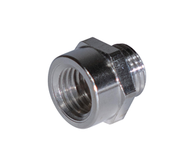ADAP PG11/M12 Adapter Messing vernickelt mit O-Ring /sechsk./VE=50 Stk