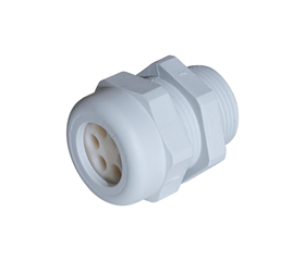 WADI MULTI M20 4x3mm PA6/GFK Kabelverschraubung lichtgrau VE=50 Stk