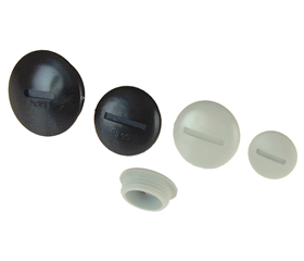 BLISTO M40 PA6/GFK Blindstopfen lichtgrau rund / VE=20 Stk