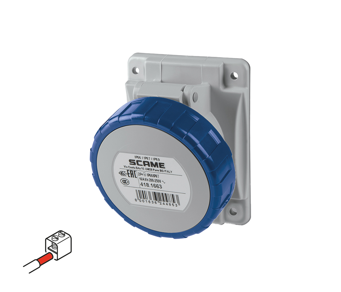 125 A, IP66/IP67/IP69, abgewinkelt